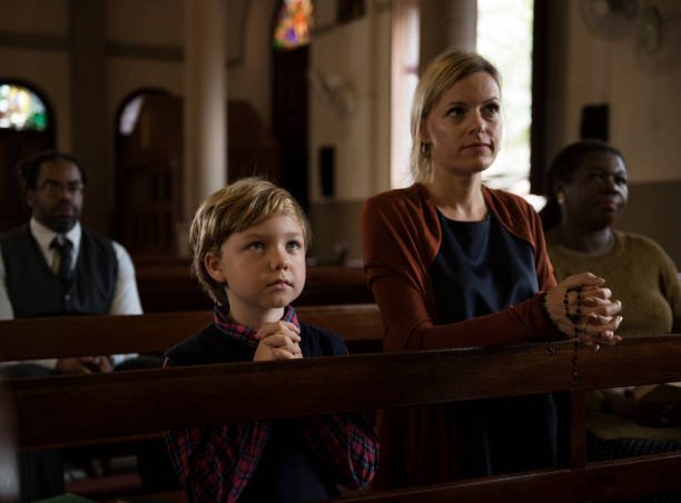 Church People Believe Faith Religious Family